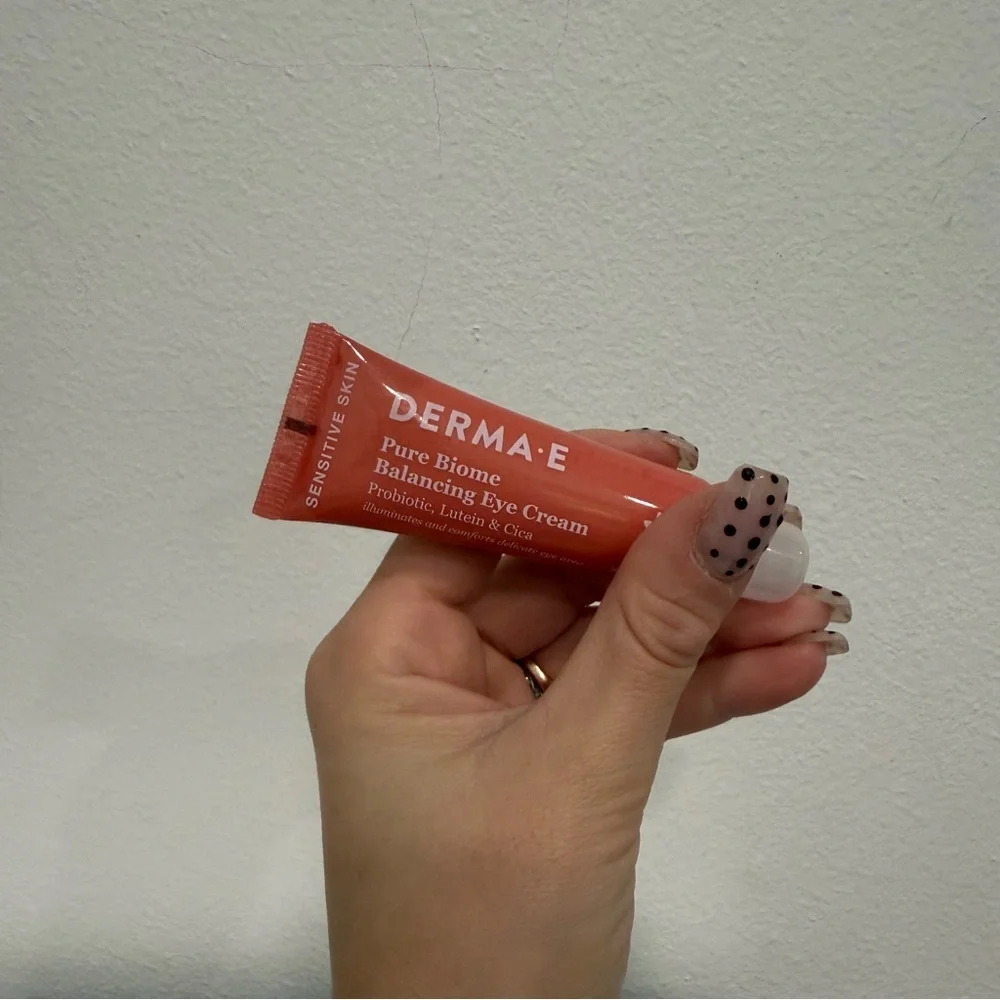 Derma E Pure Biome Balancing Eye Cream for Sensitive Skin 1/2 oz